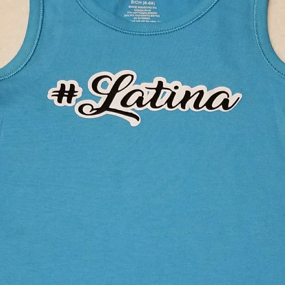 TANK TOP "#LATINA" FOR GIRLS - Picture 3 of 4
